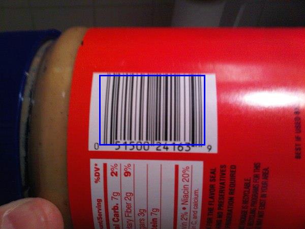 Barcode located!